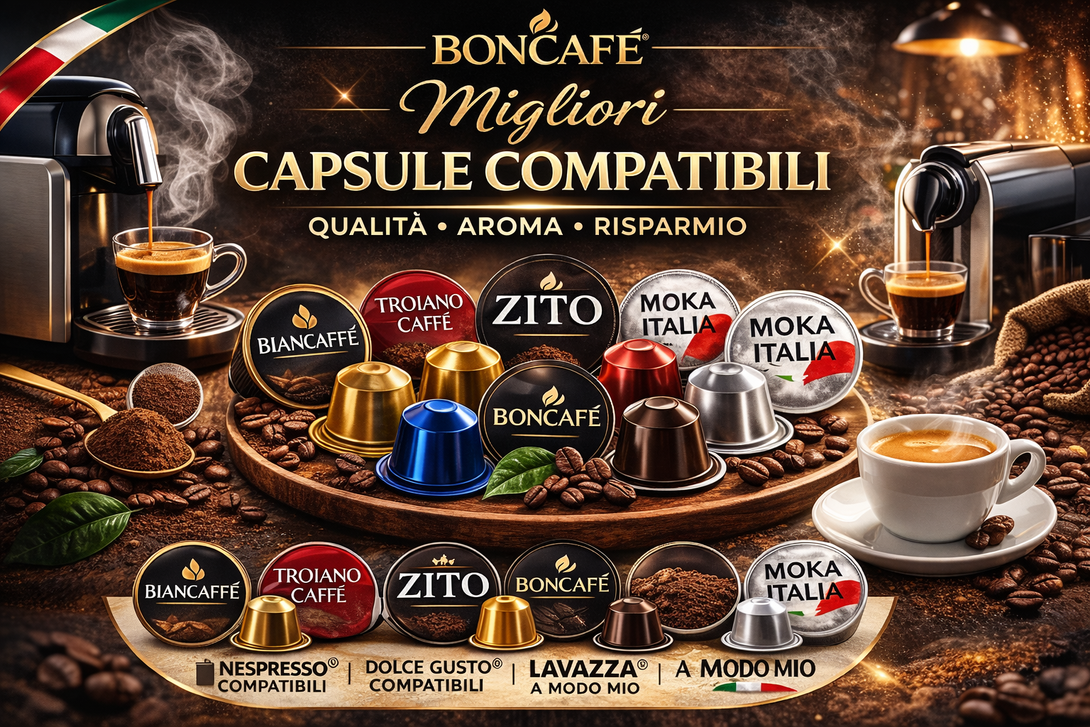Le 10 migliori capsule compatibili in Italia: guida completa per scegliere un espresso perfetto