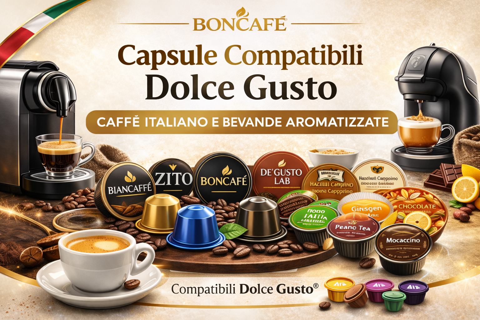Capsule Dolce Gusto compatibili: guida alle migliori miscele e aromatizzati