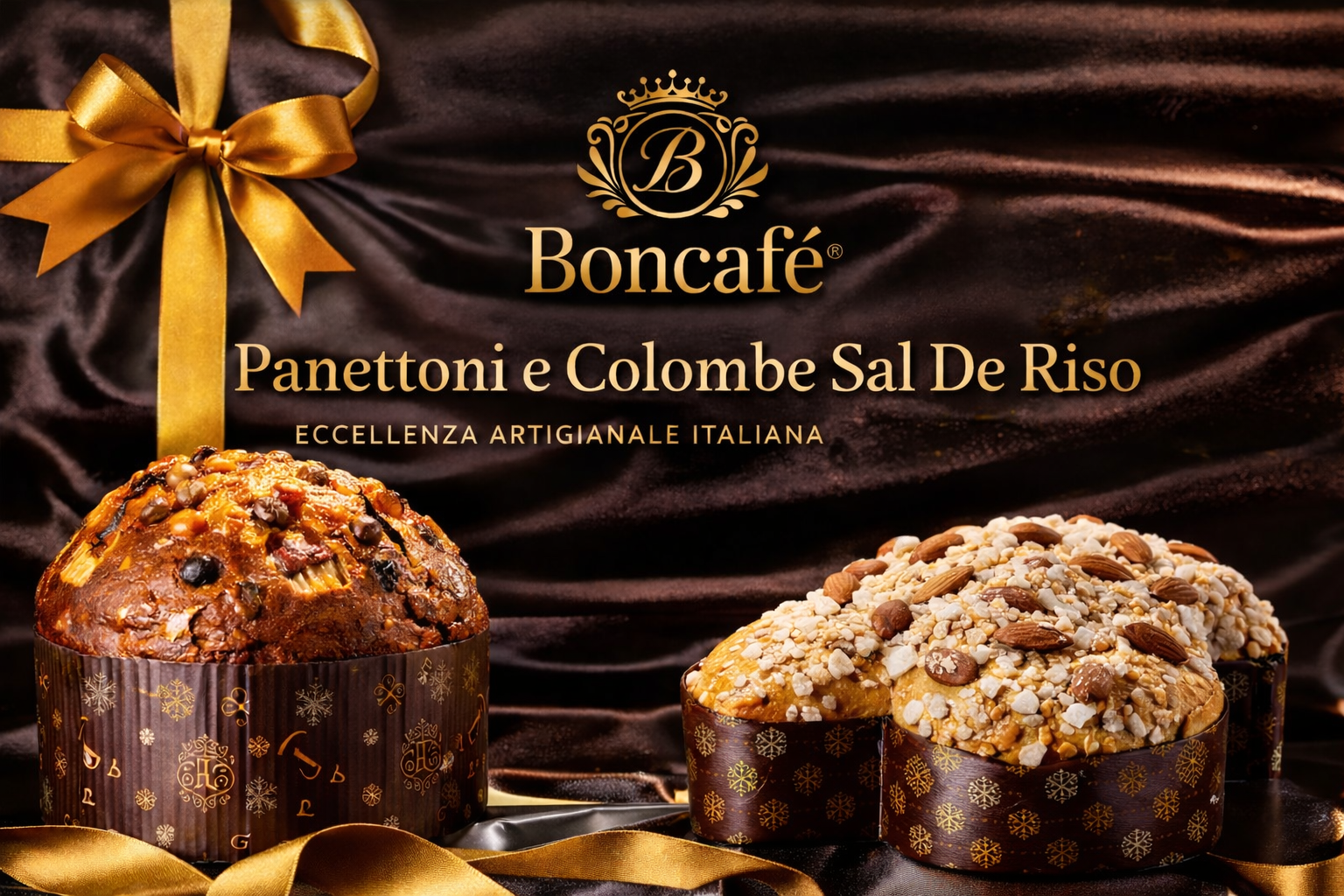 🎄 Panettoni e Colombe Sal De Riso: l’eccellenza della pasticceria italiana firmata Boncafè