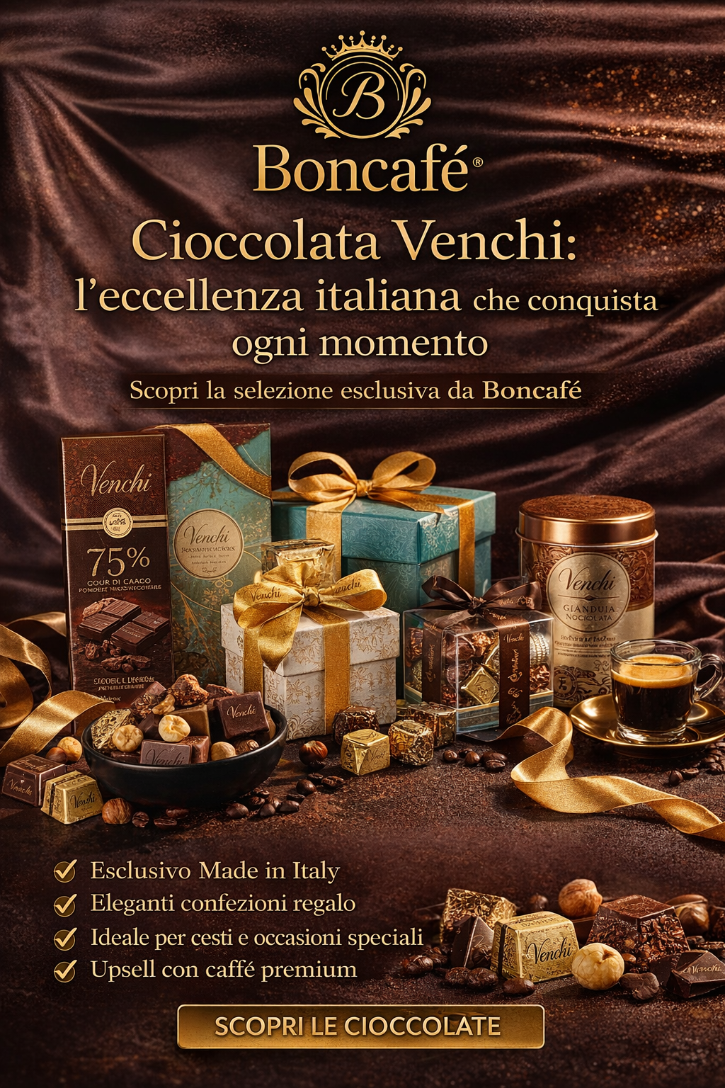 🍫 Cioccolato Venchi: l’eccellenza italiana che conquista ogni momento